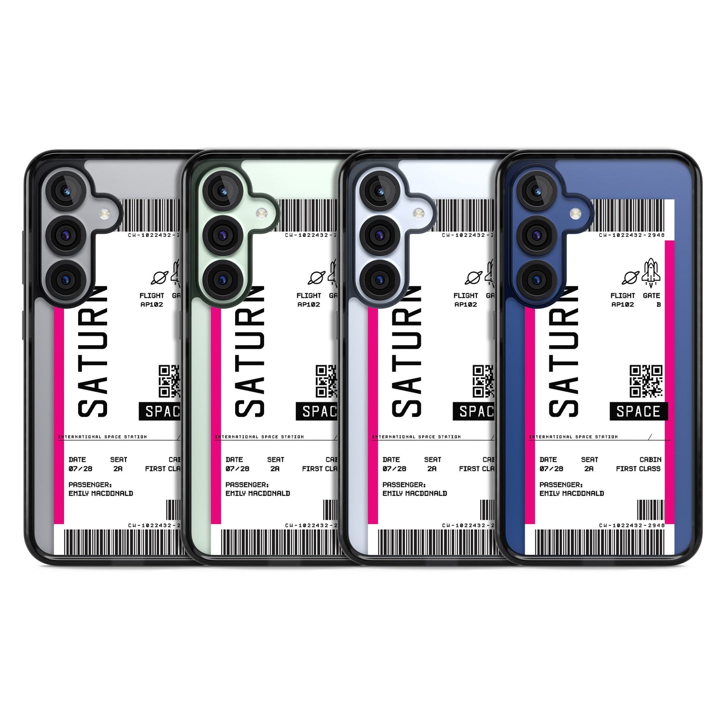 Personalised Saturn Travel Ticket