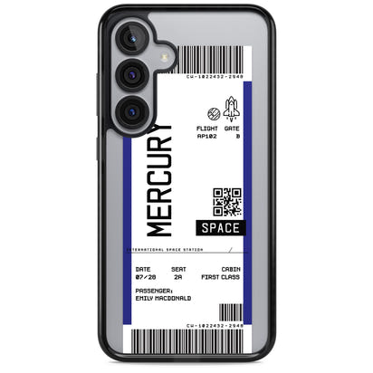 Personalised Mercury Travel Ticket