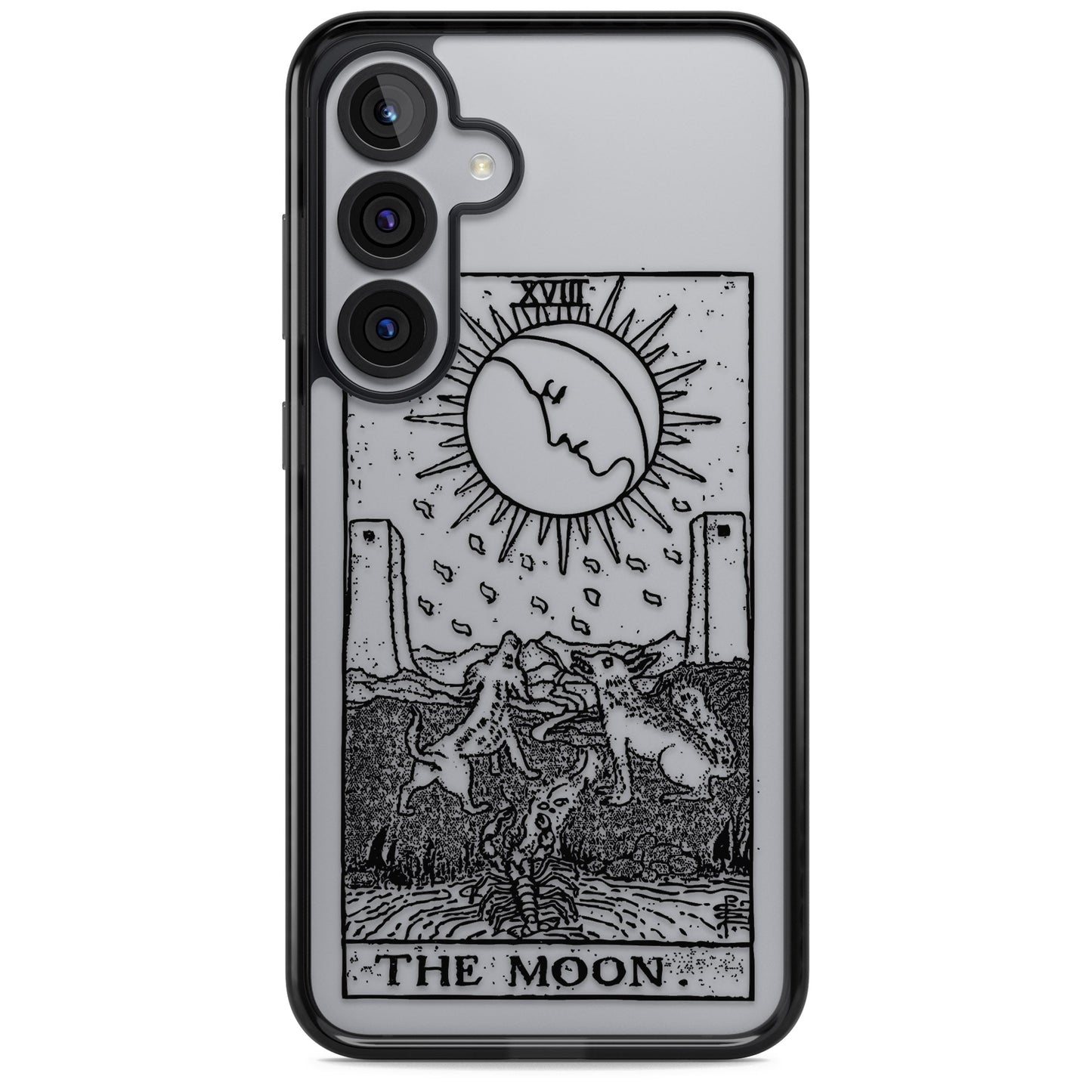 Personalised The Moon Tarot Card (Clear)