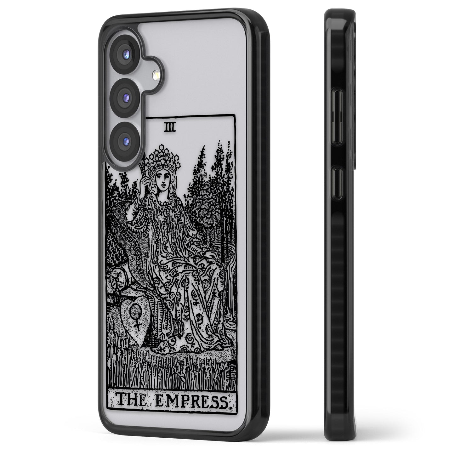 Personalisierte Tarotkarte „Die Kaiserin“ (Transparent)