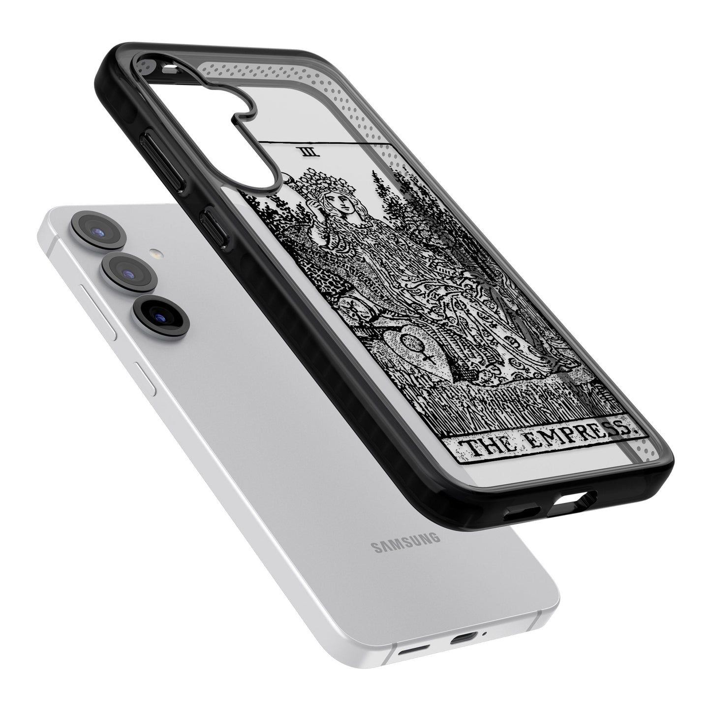 Personalisierte Tarotkarte „Die Kaiserin“ (Transparent)