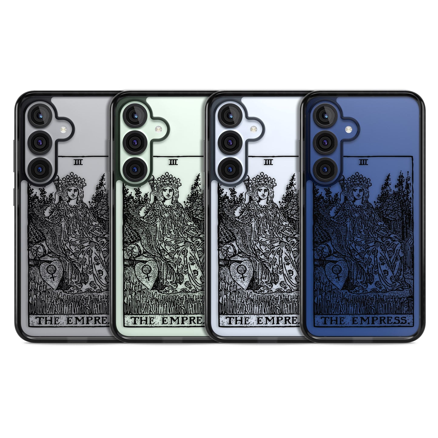 Personalisierte Tarotkarte „Die Kaiserin“ (Transparent)