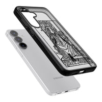 Personalisierte Tarotkarte „Königin der Stäbe“ (transparent)