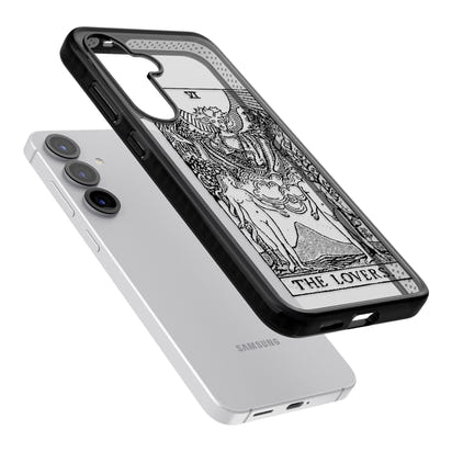 Personalisierte Tarotkarte „Die Liebenden“ (Transparent)