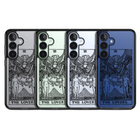 Personalisierte Tarotkarte „Die Liebenden“ (Transparent)