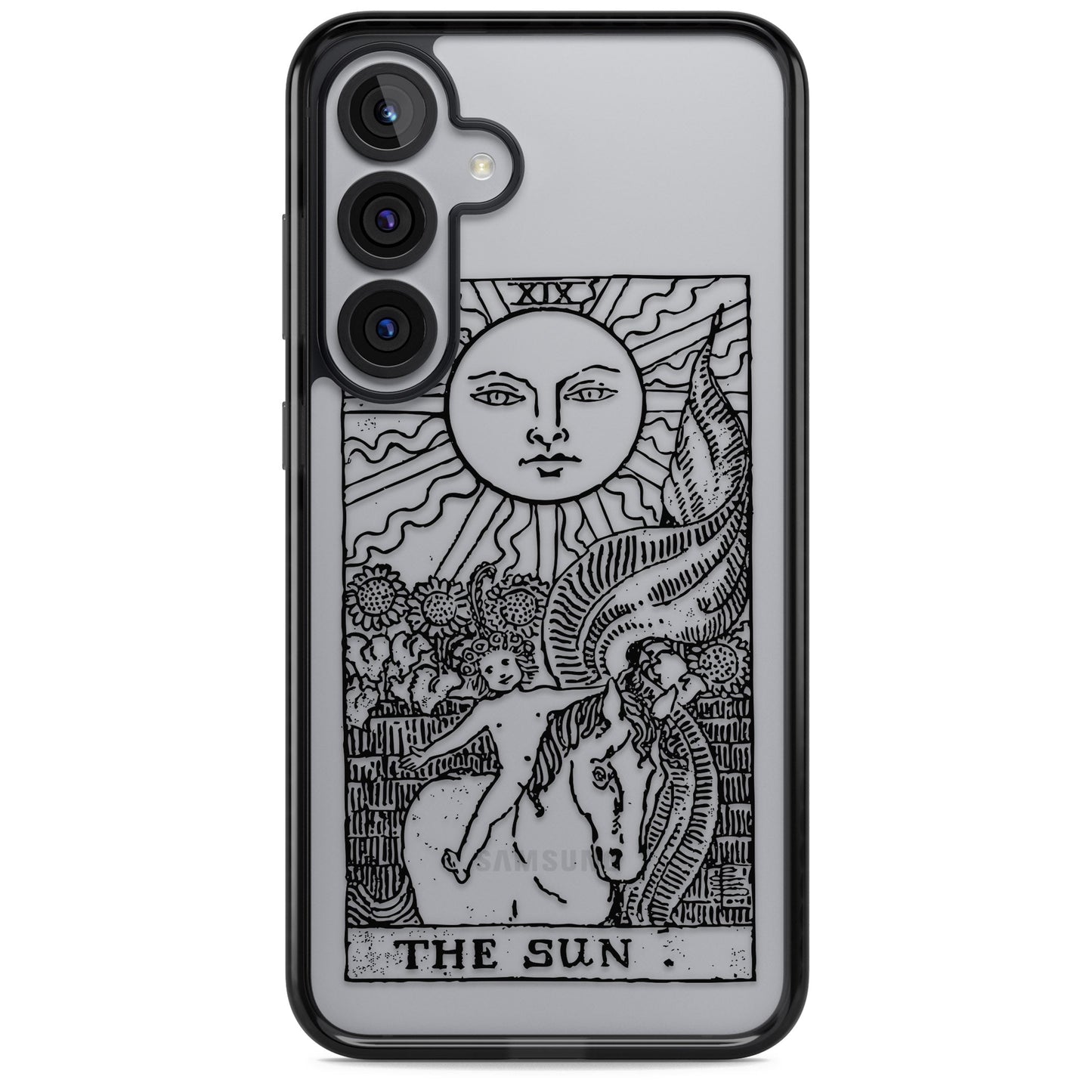 Personalised The Sun Tarot Card (Clear)