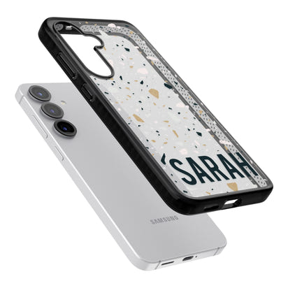 Personalised Terrazzo Blue, Pink, Brown