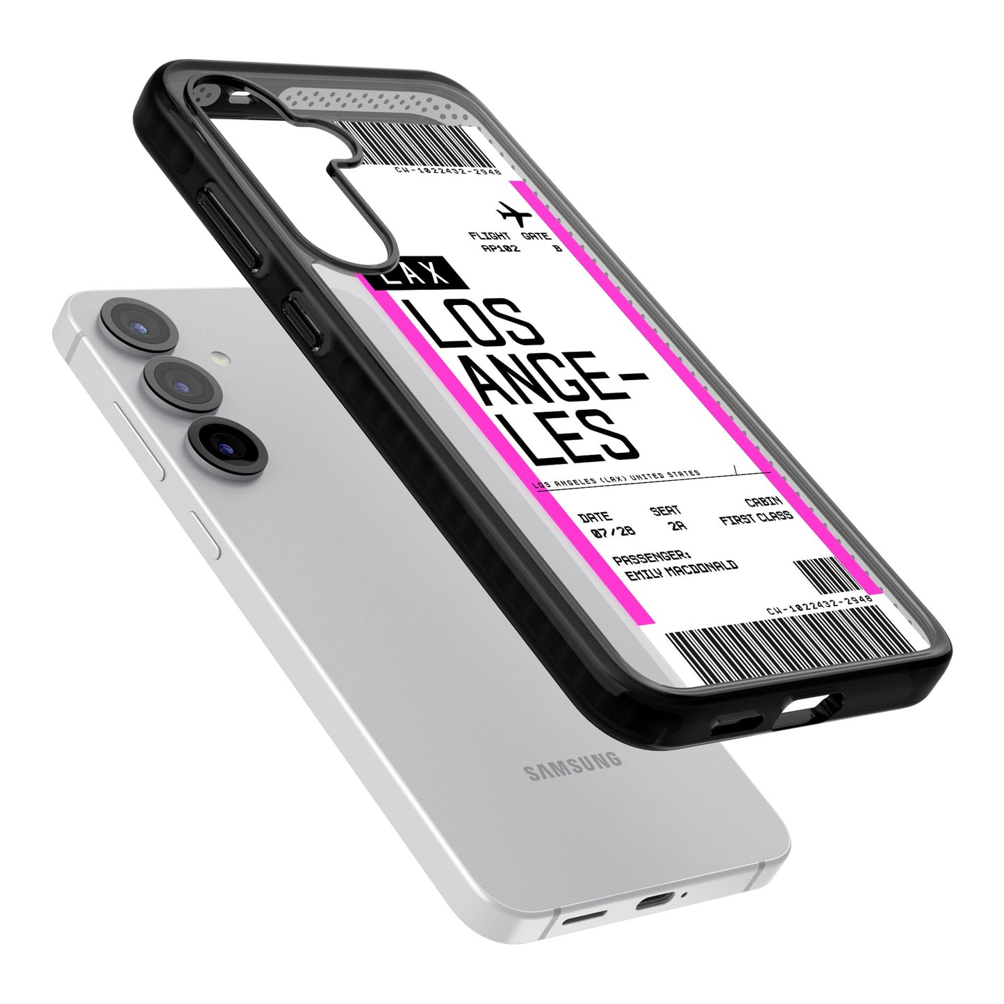 Personalisierte Bordkarte für Los Angeles