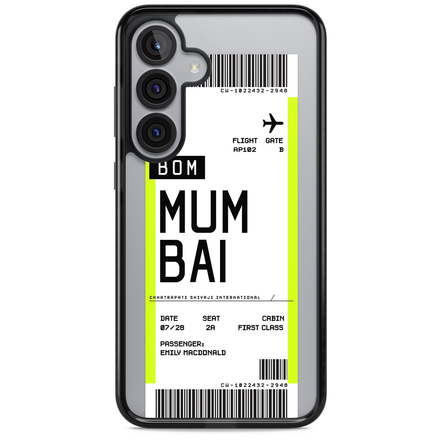 Personalised Mumbai Boarding Pass