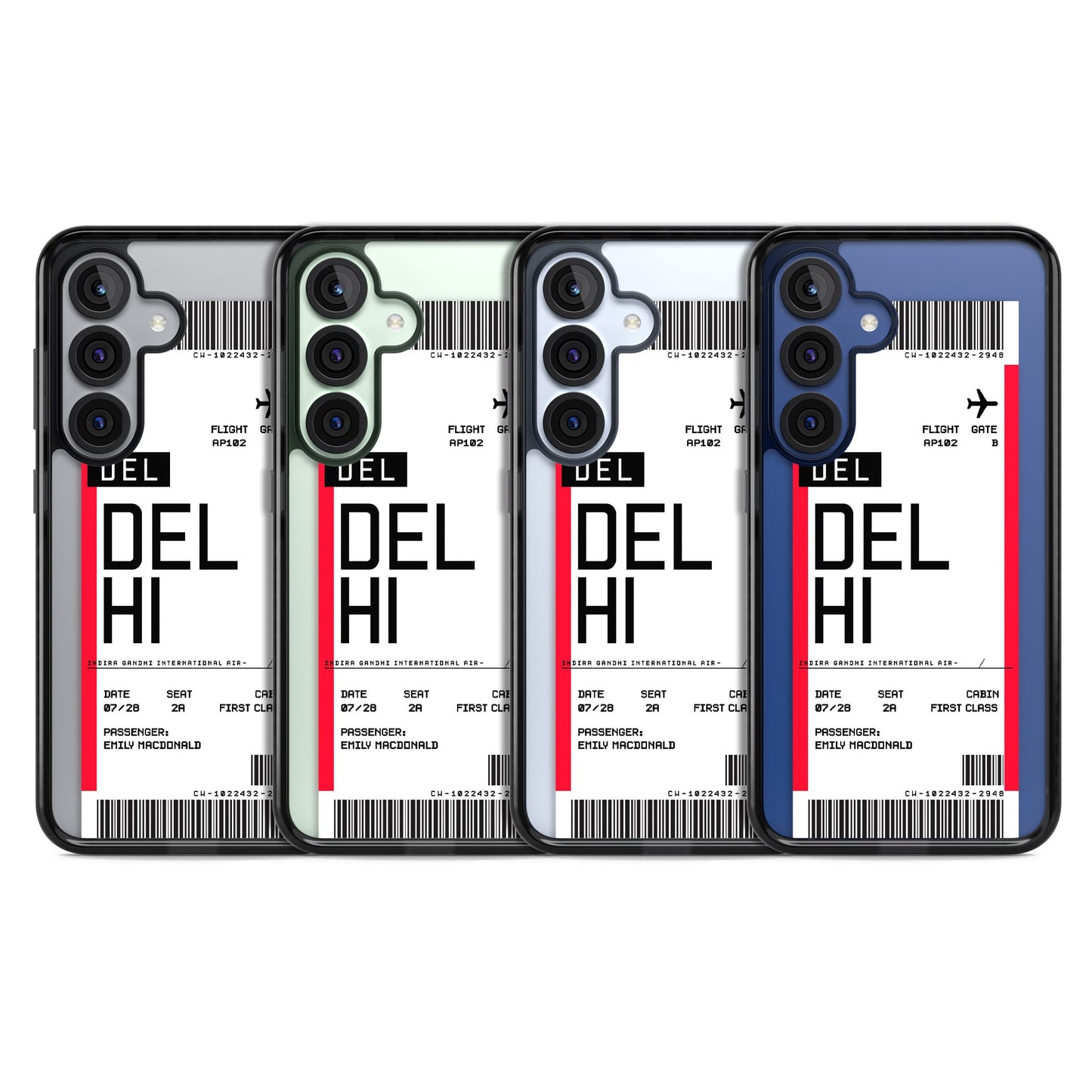 Personalised Delhi Boarding Pass