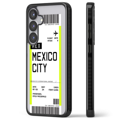 Carte d'embarquement personnalisée pour Mexico