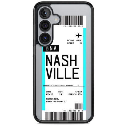 Carte d'embarquement personnalisée pour Nashville