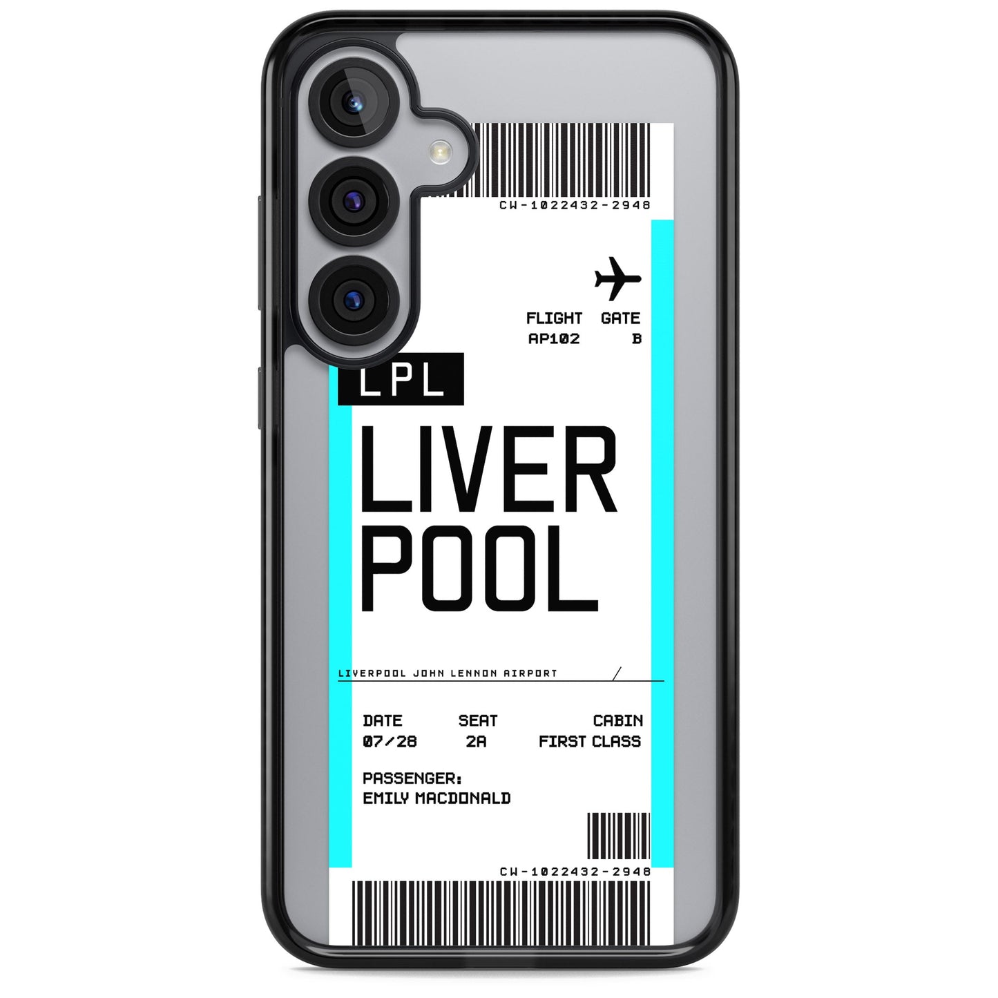 Personalised Liverpool Boarding Pass
