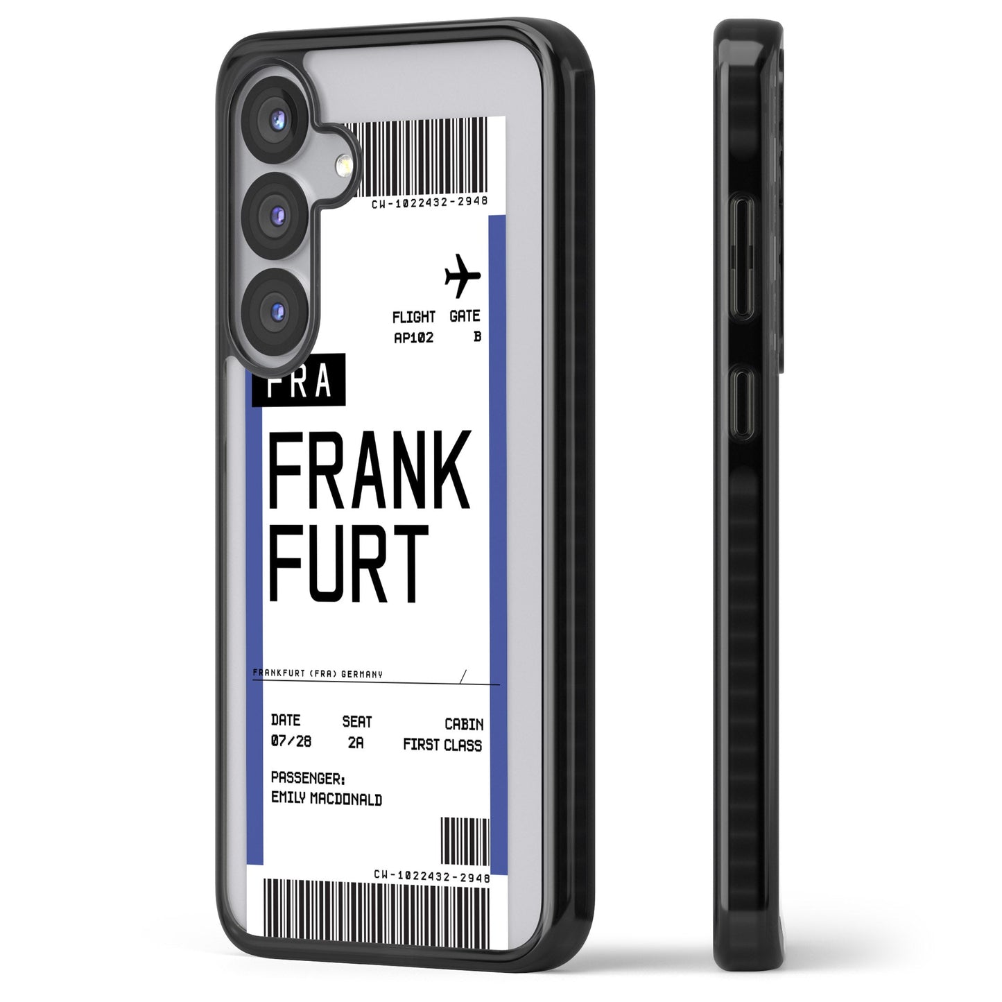 Personalised Frankfurt Boarding Pass