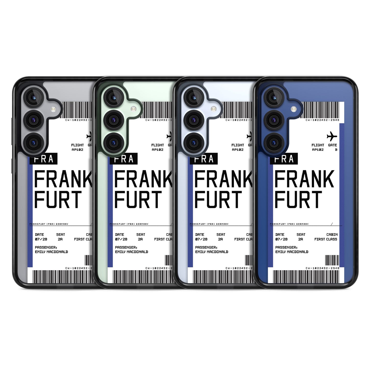 Personalised Frankfurt Boarding Pass