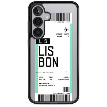 Personalised Lisbon Boarding Pass
