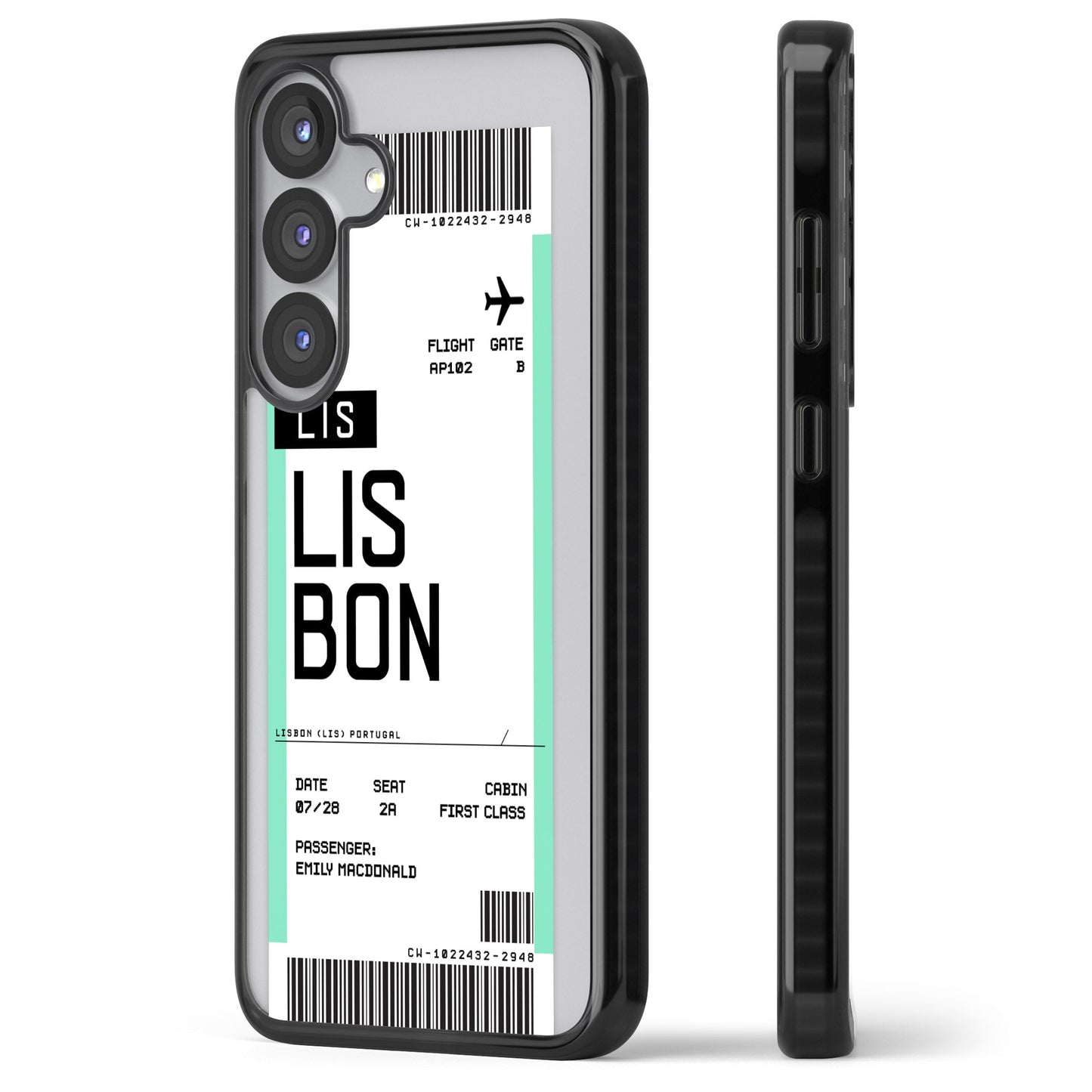 Personalised Lisbon Boarding Pass