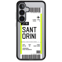 Personalisierte Bordkarte für Santorini