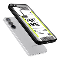 Personalisierte Bordkarte für Santorini