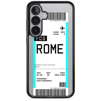 Personalised Rome Boarding Pass