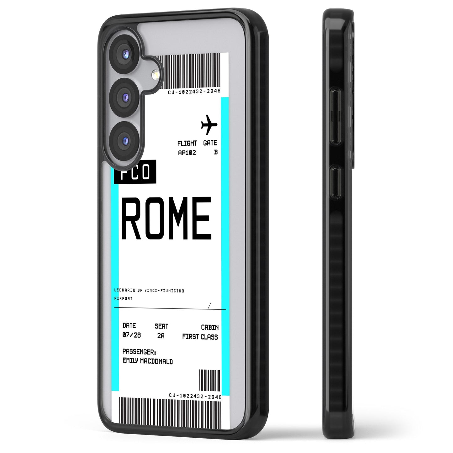 Personalised Rome Boarding Pass