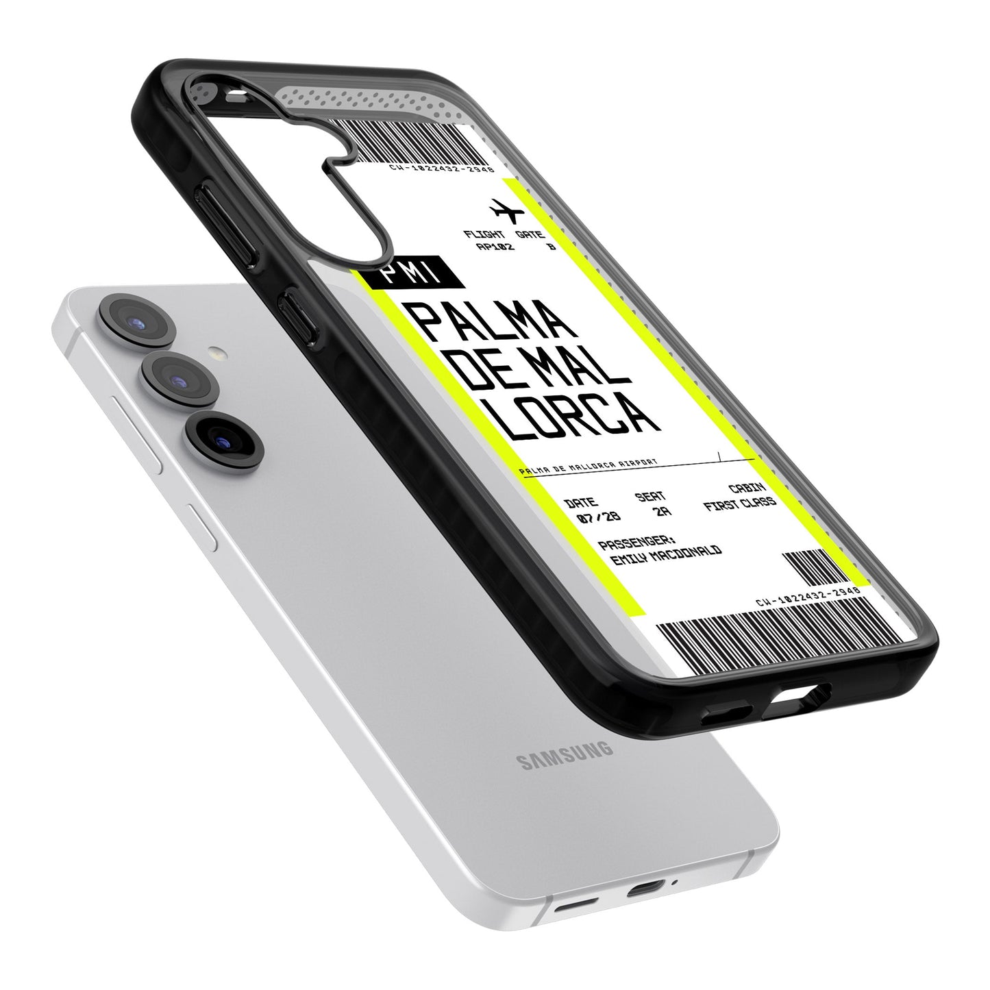 Carte d'embarquement personnalisée pour Palma de Majorque