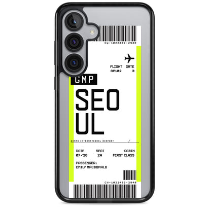 Personalised Seoul Boarding Pass