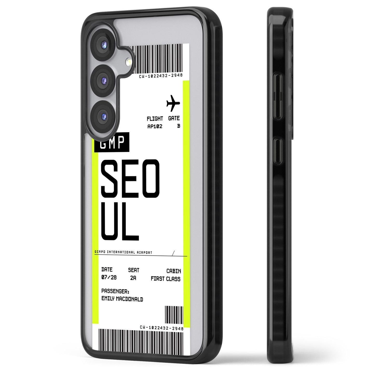 Personalised Seoul Boarding Pass