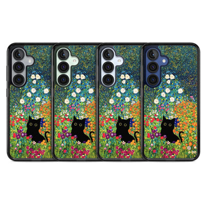 Cat in Klimt's Garden