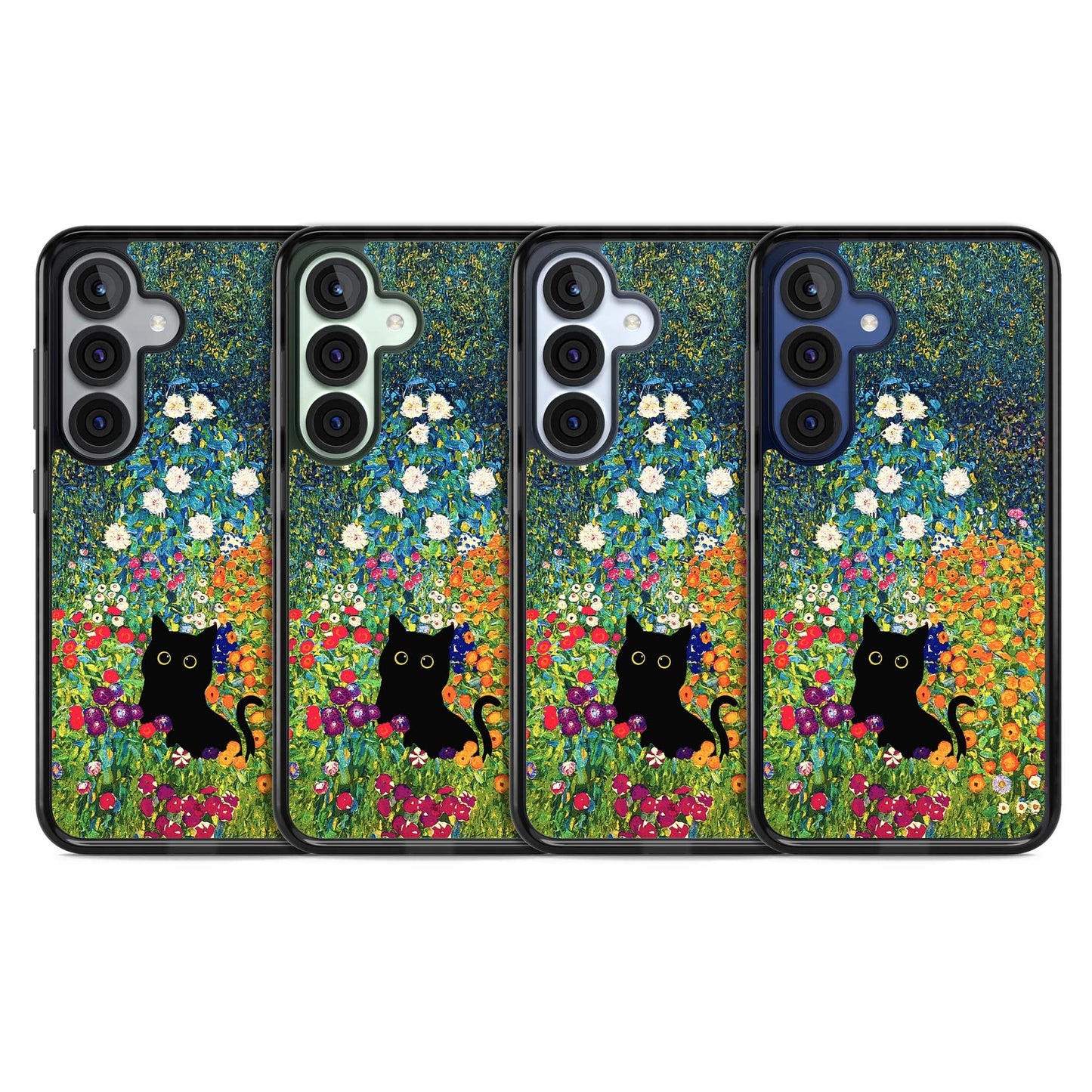 Cat in Klimt's Garden