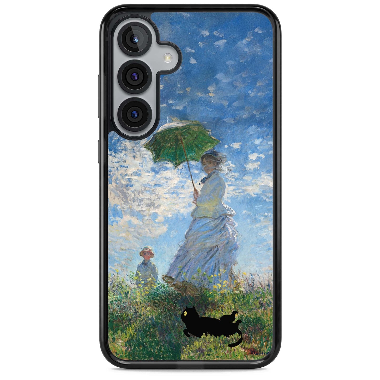 Cat with Monet's Parasol Lady