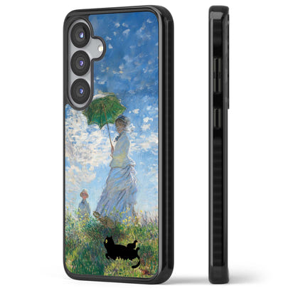 Cat with Monet's Parasol Lady