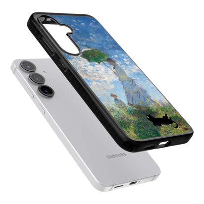 Cat with Monet's Parasol Lady