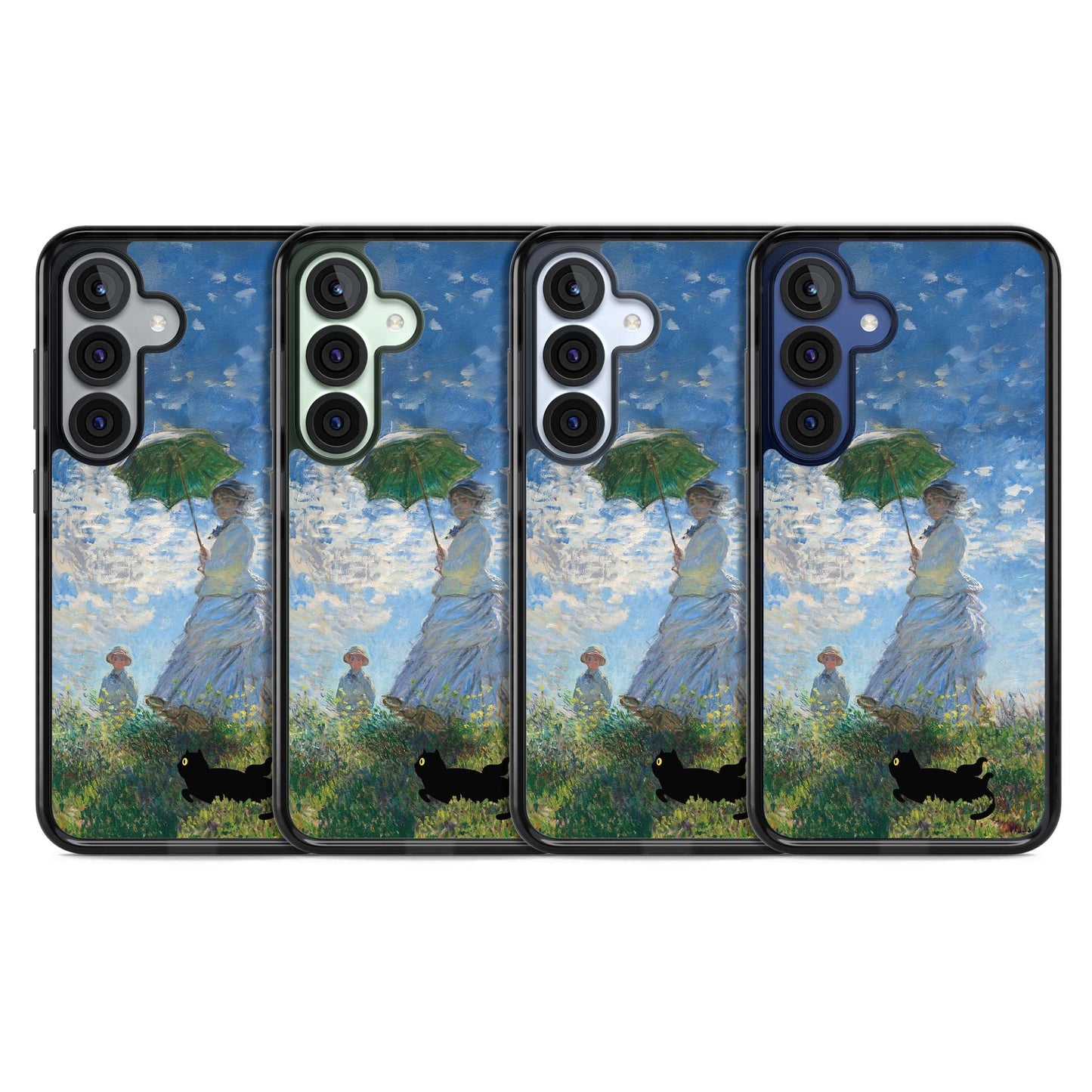 Cat with Monet's Parasol Lady