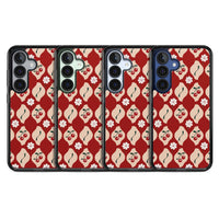 Vintage Cherry Diamond Pattern