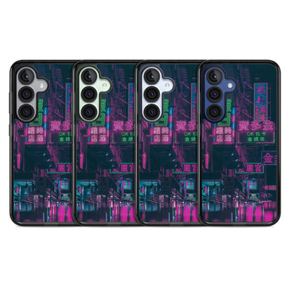 Bande nocturne au néon