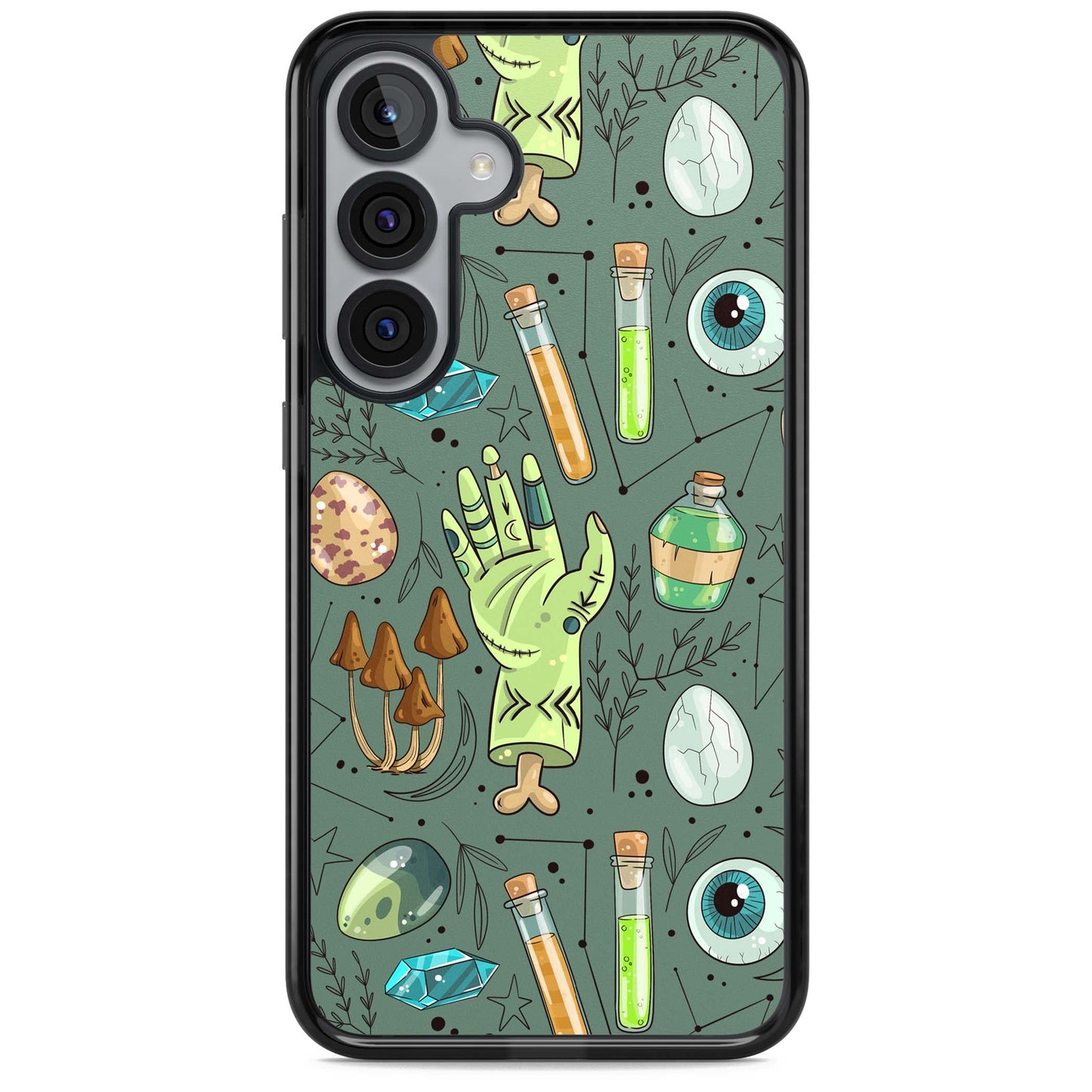 Motif expérimental de dessin animé pour Halloween