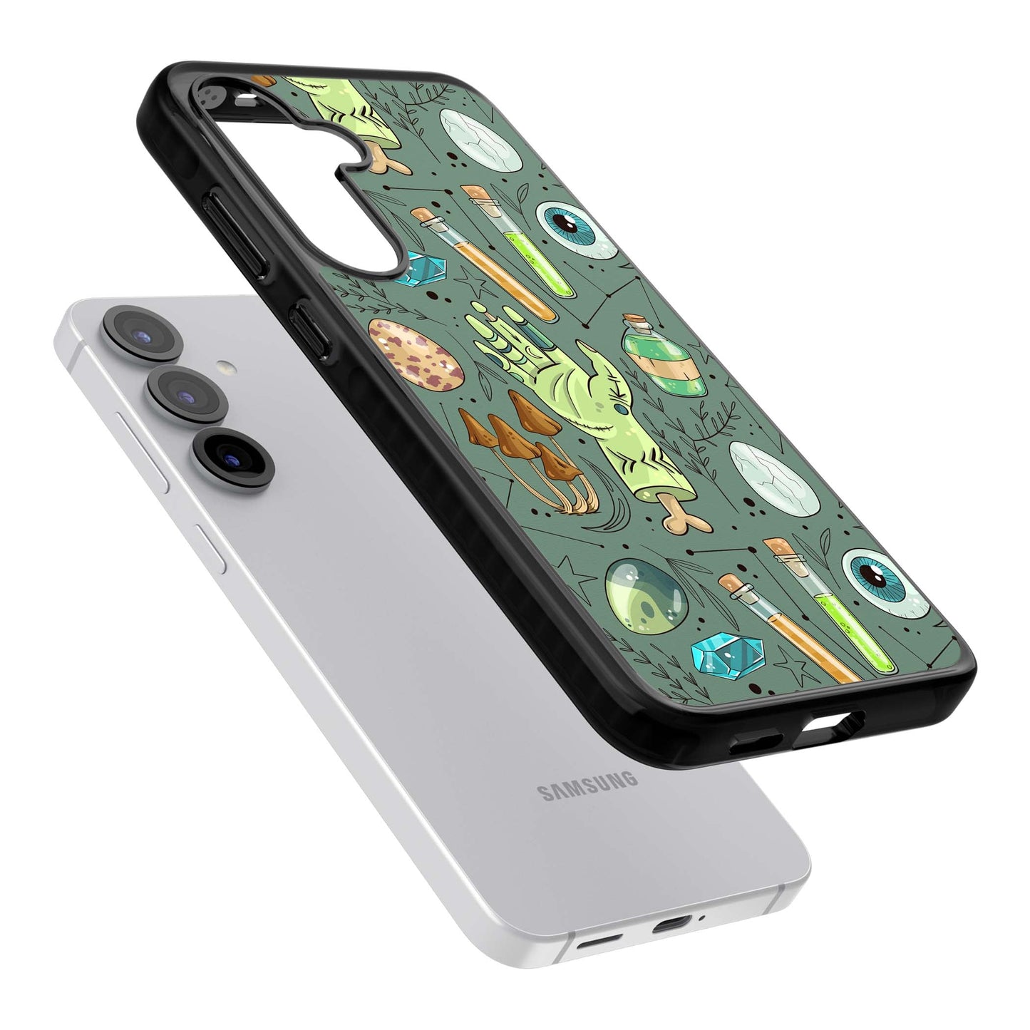 Motif expérimental de dessin animé pour Halloween