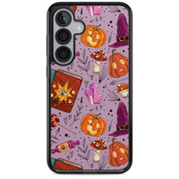 Witchy Cartoon Halloween Pattern