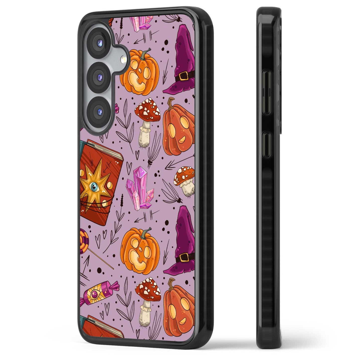 Witchy Cartoon Halloween Pattern