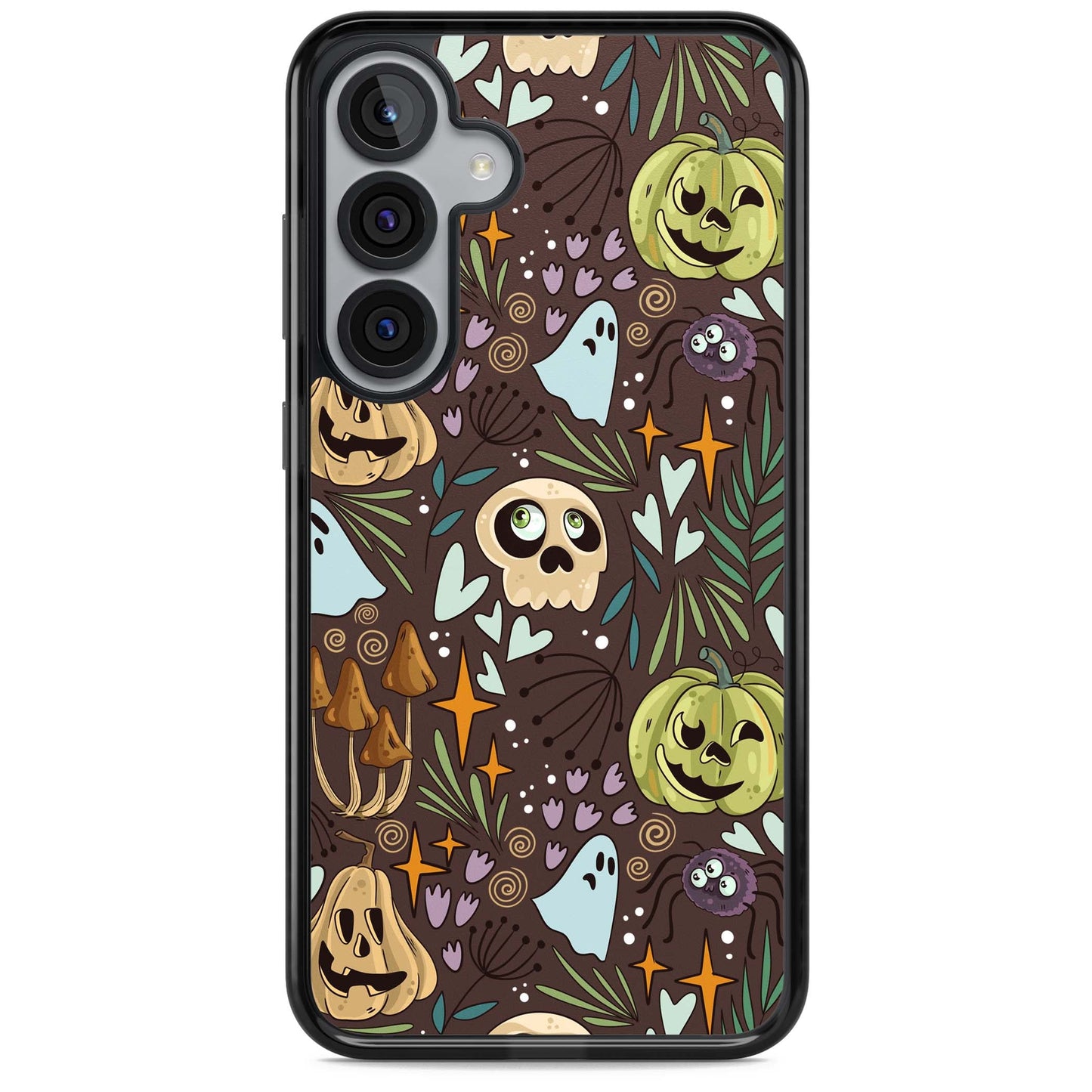 Goblincore Cartoon Halloween Pattern