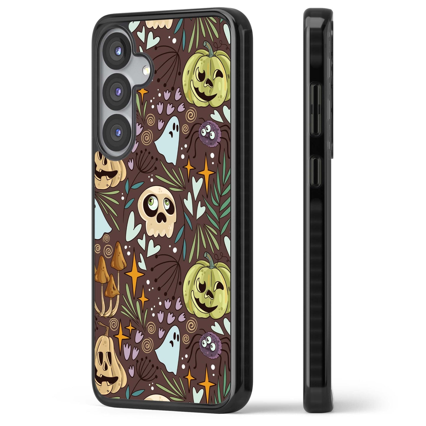 Goblincore Cartoon Halloween Pattern