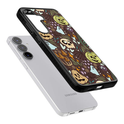 Goblincore Cartoon Halloween Pattern