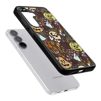 Goblincore Cartoon Halloween Pattern