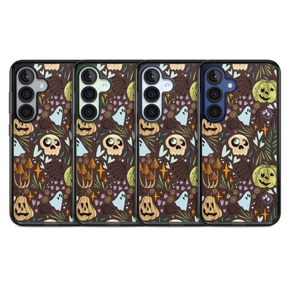 Goblincore Cartoon Halloween Pattern