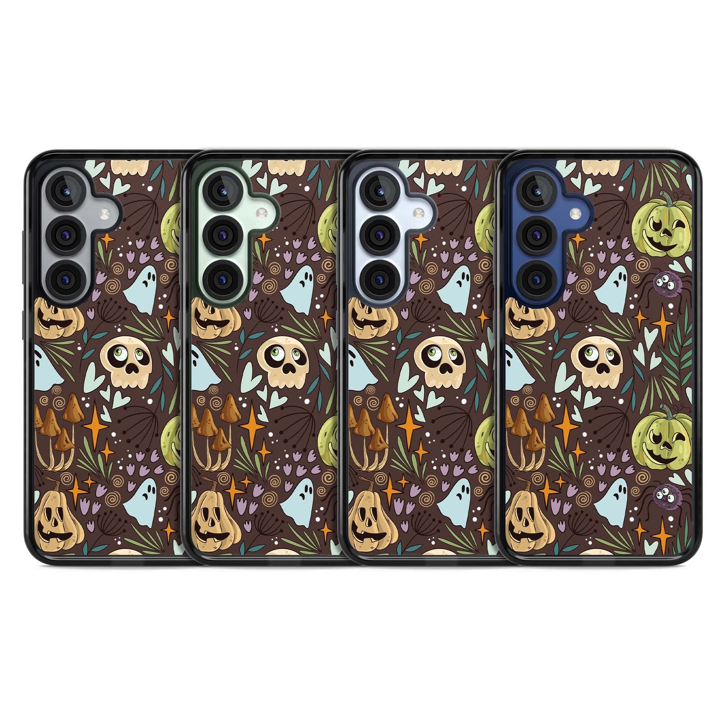 Goblincore Cartoon Halloween Pattern