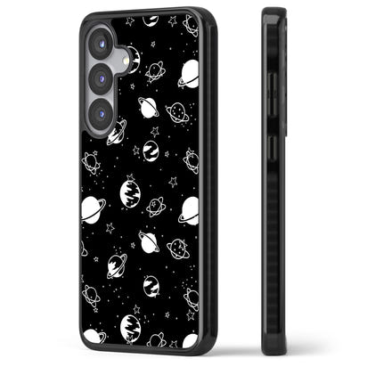 White Planets On Black