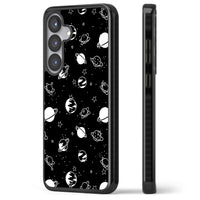 White Planets On Black