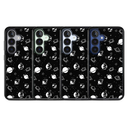 White Planets On Black