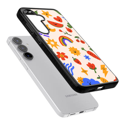 Verspielte Kawaii-Symbole